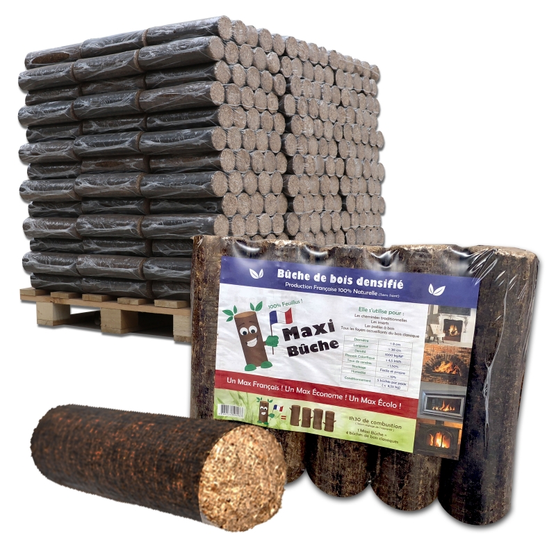 Bûches de bois compressées 8,6 kg