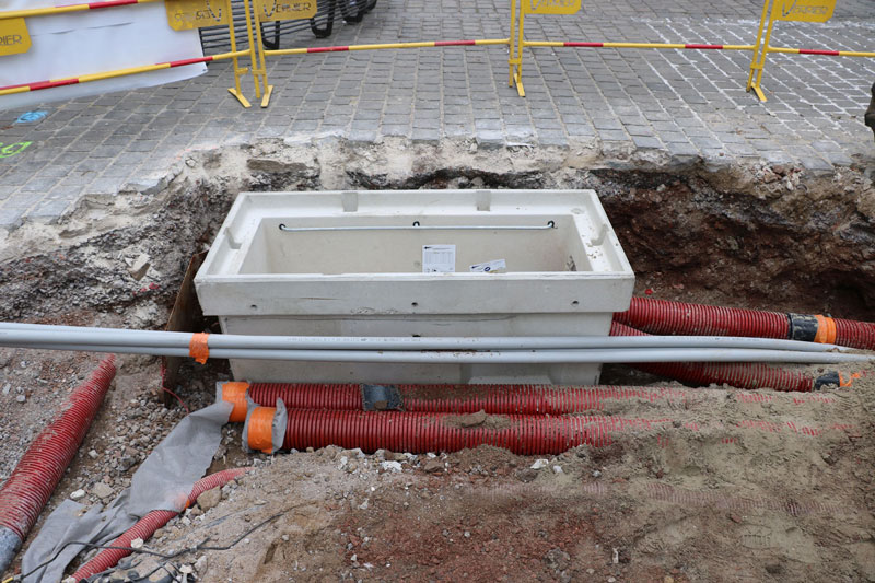 Travaux de réseaux avec installation d'un double poste ENEDIS pour la ville de Béthune