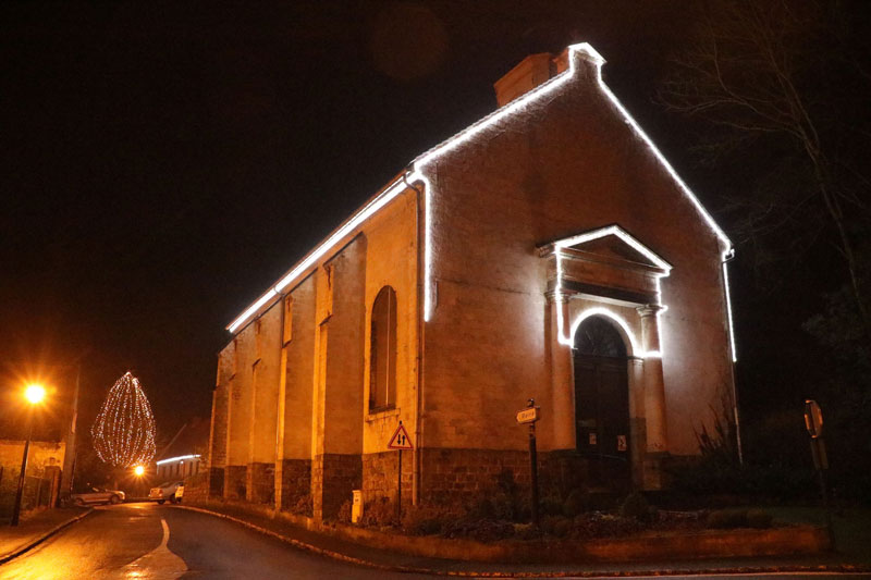 Réfection électrique intérieur, installation d'éclairage extérieur LED et de la sonorisation de l'église de Ruitz