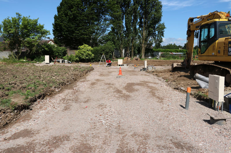 Amenagement d'une voirie pour un nouveau lotissement